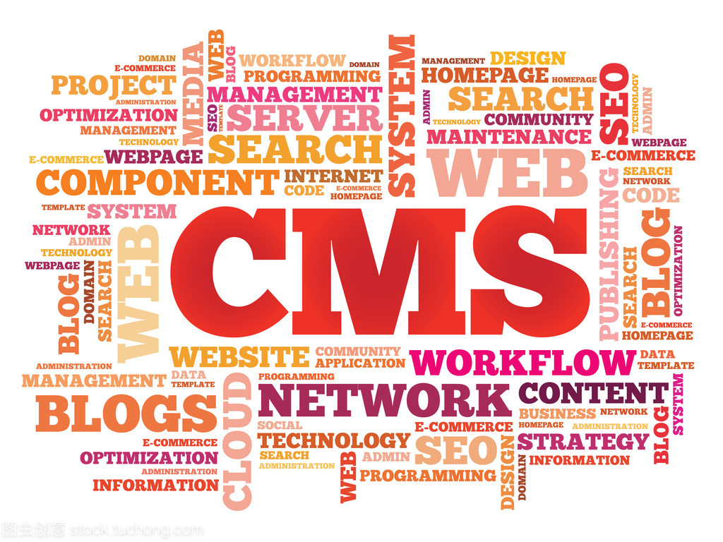 Cms 内容管理系统词云